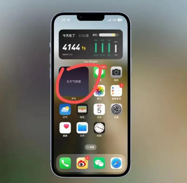 乐亭苹果手机维修分享:iOS16主屏幕天气小组件无法正常工作怎么办？ 