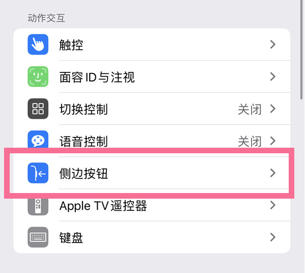 乐亭苹果14维修店分享iPhone14 Plus侧键双击下载功能关闭方法 